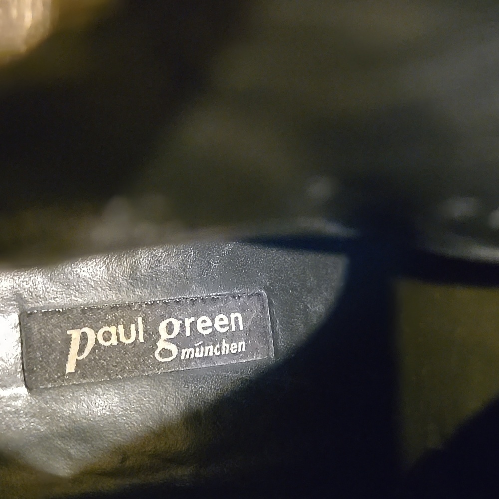 Paul Green Aubrey Black Leather Ankle Booties - Picture 8 of 13